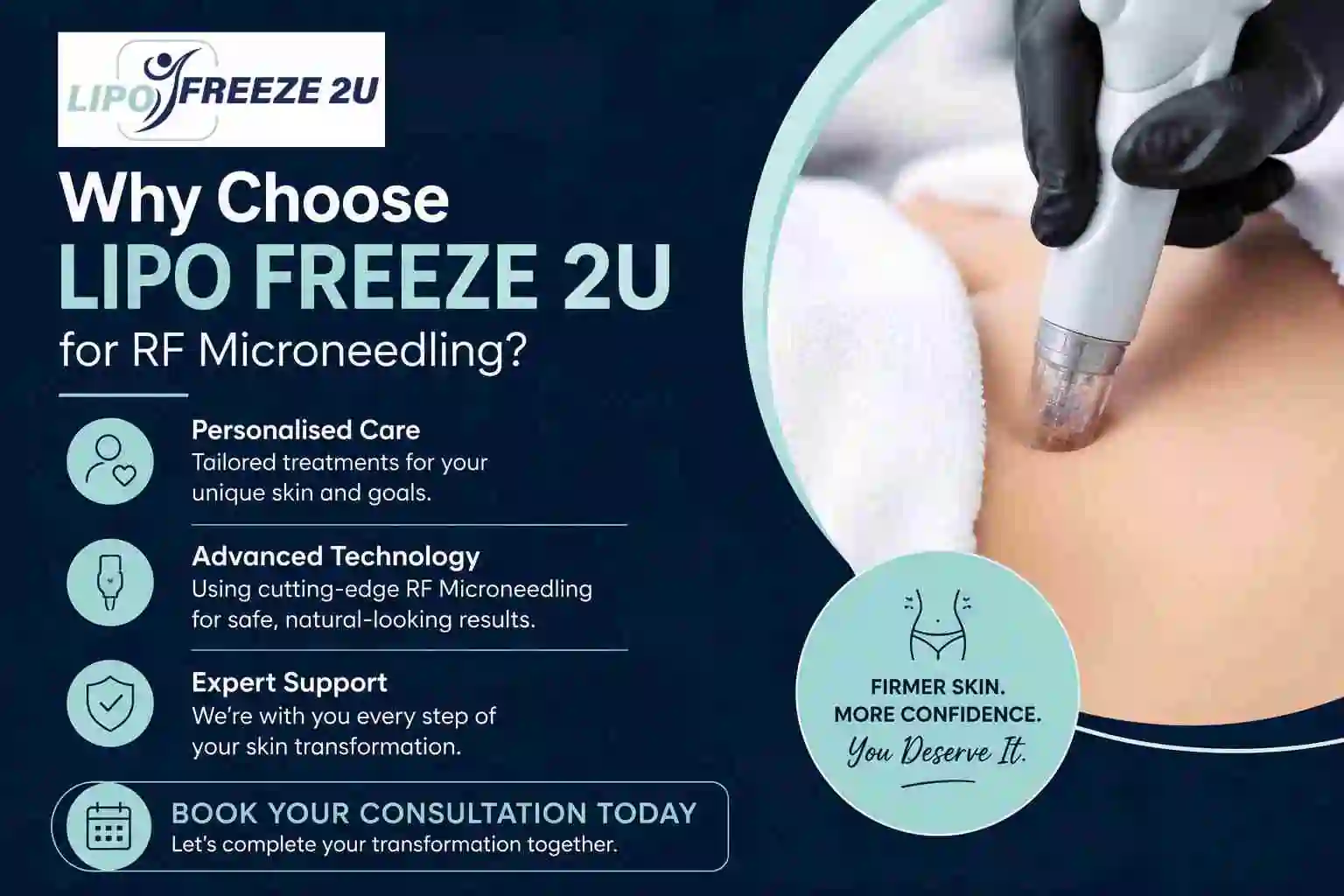 Why Choose LIPO FREEZE 2U for RF Microneedling Ross-on-Wye?